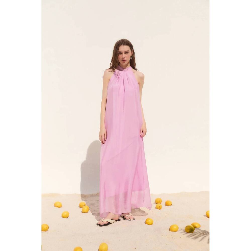 NEW DELUC vita maxi dress in lilac